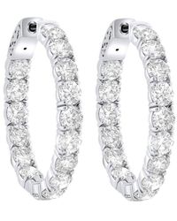 Diana M. Jewels - Fine Jewelry 18k 10.00 Ct. Tw. Diamond Earrings - Lyst