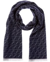 Fendi - Ff Wool Scarf - Lyst