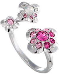 Swarovski Crystal Plated Ring - Pink
