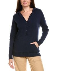 Kier + J - Kier + J Oversized Wool & Cashmere-Blend Hoodie - Lyst