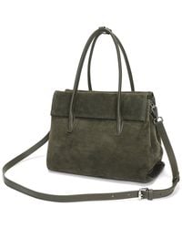 Tiffany & Fred Paris - Suede Foldover Tote - Lyst