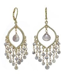 Rachel Reinhardt Jewelry - 14k Over Silver Gemstone Chandelier Earrings - Lyst