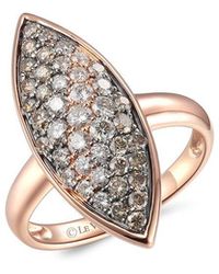 Le Vian - Le Vian 14k Rose Gold 1.09 Ct. Tw. Diamond Cocktail Ring - Lyst