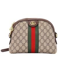 Gucci - Gg Coated Canvas Ophidia Dome Shoulder Bag Small (Authentic Pre- Loved) - Lyst