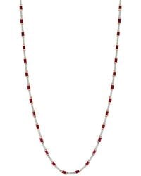 Effy Fine Jewelry - 14K 23.09 Ct. Tw. Lab-Grown Ruby Bracelet - Lyst