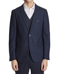 Paisley & Gray - Ashton Peak Slim Fit Wool-blend Jacket - Lyst
