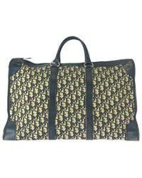 Dior - Beige Canvas Trotter Travel Bag (authentic Pre-loved) - Lyst