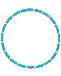 Liv Oliver - 18K Plated 22.30 Ct. Tw. Cz Necklace - Lyst