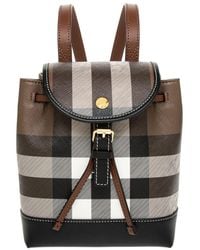 Burberry - Canvas & Leather Micro Backpack - Lyst