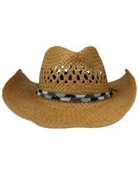 Nicole Miller - Straw Rancher Hat - Lyst