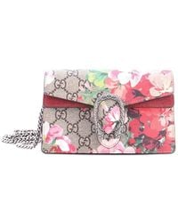 Gucci - Gg Coated Canvas Dionysus Bag Blooms Print Super Mini (Authentic Pre-Loved) - Lyst