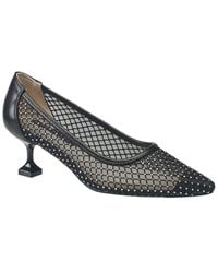 French Connection - Elise Mesh And Stone Heel - Lyst