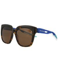 Balenciaga Unisex Bb0025s 54mm Sunglasses - Brown