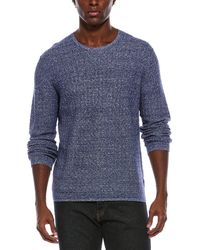 John Varvatos - Mcclain Linen, Wool, & Silk-Blend Crewneck Sweater - Lyst