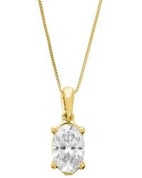 Amairah - 14K 1.00 Ct. Tw. Lab-Grown Diamond Solitaire Pendant Necklace - Lyst