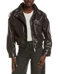 Noize - Angele Vegan Leather Coat - Lyst