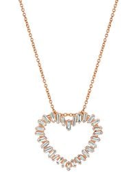 Le Vian - Le Vian 14k Strawberry Gold 0.57 Ct. Tw. Diamond Pendant Necklace - Lyst