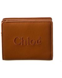 Chloé - Sense Leather Compact Wallet - Lyst