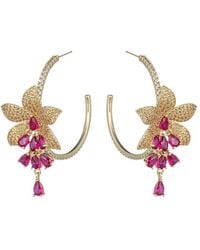 Eye Candy LA - The Luxe Collection Cz Cuff Earrings - Lyst