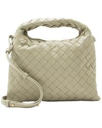 Bottega Veneta - Inrecciato Calfskin Mini Hop Top Handle (authentic Pre-loved) - Lyst