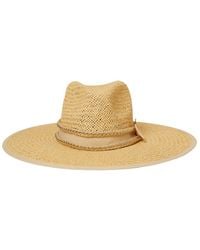 BTB Los Angeles - Cassie Studded Rope Straw Hat - Lyst