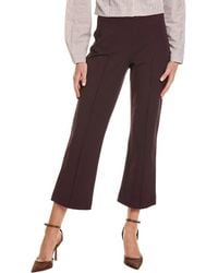 Vince - Mid Rise Pintuck Crop Flare Pant - Lyst