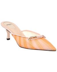 Fendi - Colibri Lite Mesh & Leather Mule - Lyst