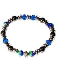 jean claude - Dell Arte Stainless Steel Stretch Bracelet - Lyst