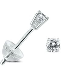 Diamond Select Cuts - 14k 0.05 Ct. Tw. Diamond Earrings - Lyst