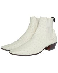 Saint Laurent - Leather Wyatt Boot (Authentic Pre-Loved) - Lyst