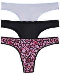 On Gossamer - Set Of 3 Mesh Hipster G-String - Lyst