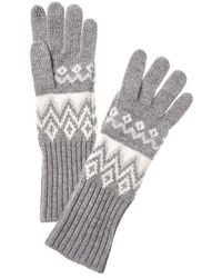 Hannah Rose - Fairisle Essential Cashmere Gloves - Lyst