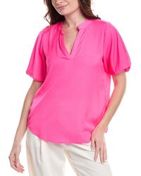Vince Camuto - Puff Sleeve Blouse - Lyst