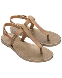 Melissa - Sun Ventura Metallic Sandal - Lyst