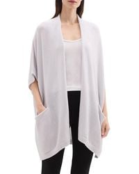 Theory - Cozy Wool Poncho - Lyst