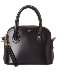 Celine - Honorine Mini Triomphe Leather Satchel - Lyst