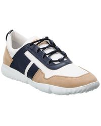 Tod's - All Competition Canvas & Leather Sneaker - Lyst