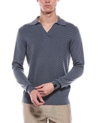 Rag & Bone - Charles Wool Polo Shirt - Lyst