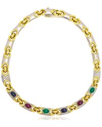 Diana M. Jewels - Fine Jewelry 18k 22.00 Ct. Tw. Diamond & Gemstone Necklace - Lyst