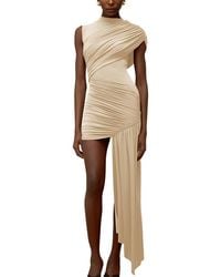LEBRIN ATELIER - Solid Mini Dress - Lyst