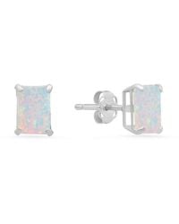 MaxColor - 14k 0.90 Ct. Tw. Lab-grown Opal Studs - Lyst