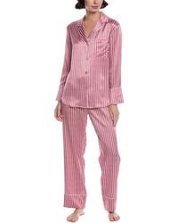 Petite Plume - 2Pc Silk Pajama Set - Lyst