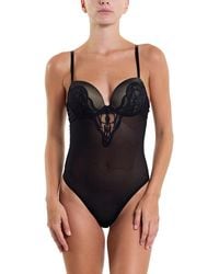 Hanky Panky - Dark Romance Molded Underwire Bodysuit - Lyst