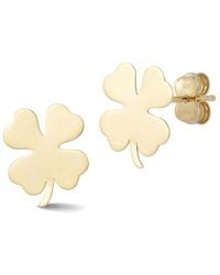 Ember Fine Jewelry - 14k Clover Studs - Lyst