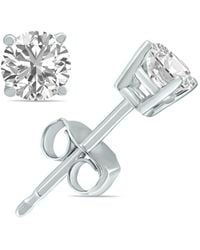 Lab Grown Diamonds - 14k 0.25 Ct. Tw. Lab Grown Diamond Studs - Lyst