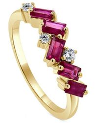Sabrina Designs - 14k 1.14 Ct. Tw. Diamond & Ruby Ring - Lyst