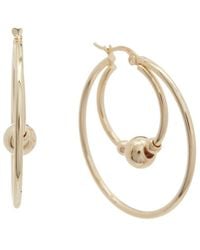 Juvell - 18K Plated Double Row Hoops - Lyst