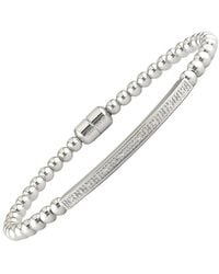 Diamond Select Cuts - Bar 0.05 Ct. Tw. Diamond Bangle Bracelet - Lyst