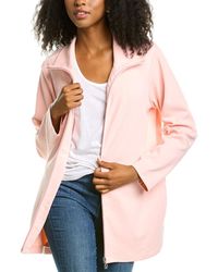 Joan Vass Mock Collar Jacket - Pink