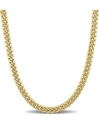 Italian Gold - 10k Miami Cuban Link Chain Necklace - Lyst